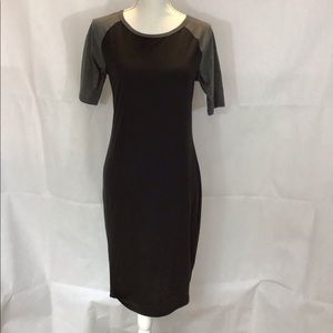 LuLaRoe Cute Black Short Sleeve Dress Size Medium
